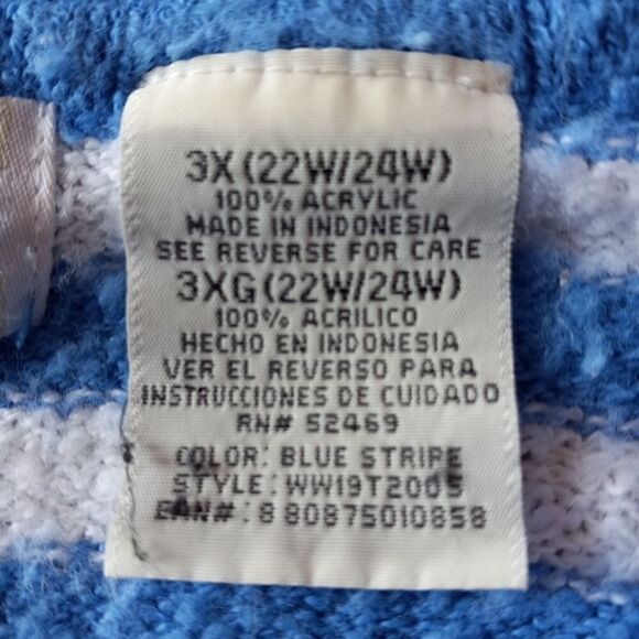 White Stag blouse w stripes size 3X - Picture 11 of 11